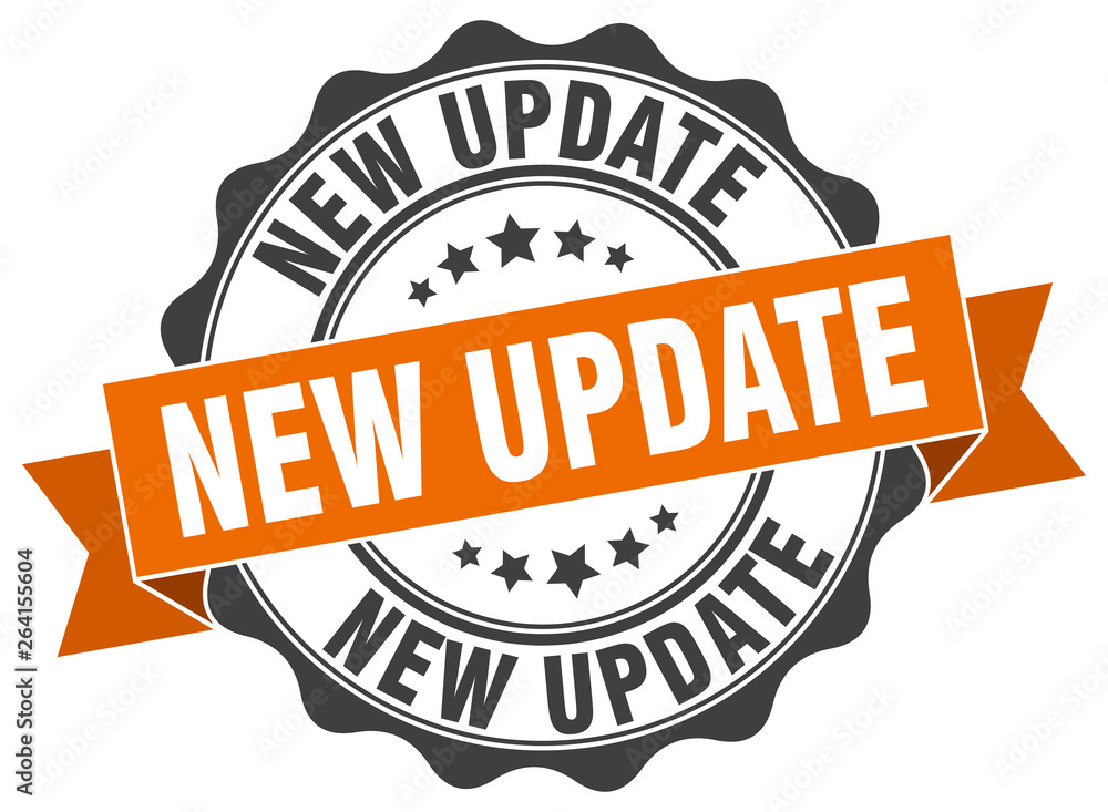 Fototapeta premium new update stamp. sign. seal