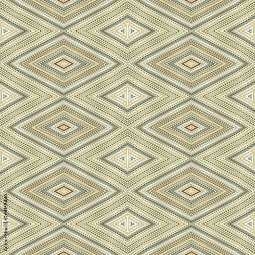 Obraz premium seamless diamond pattern with gold, olive green, greige colors. repeating arabesque background for textile fashion, digital printing, postcards or wallpaper design.