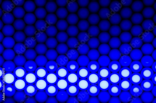 electric neon blue background circle pattern