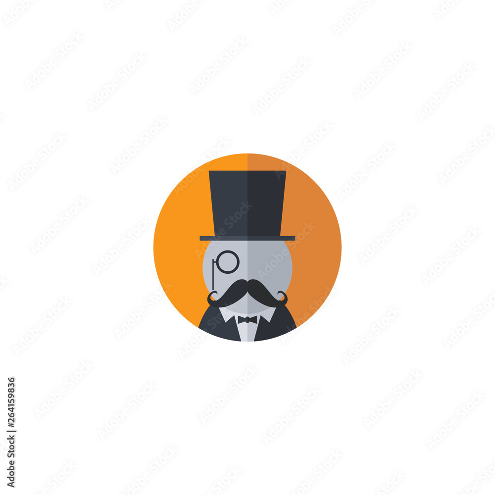 retro gentleman avatar portrait profile picture icon retro gentleman avatar portrait profile picture icon