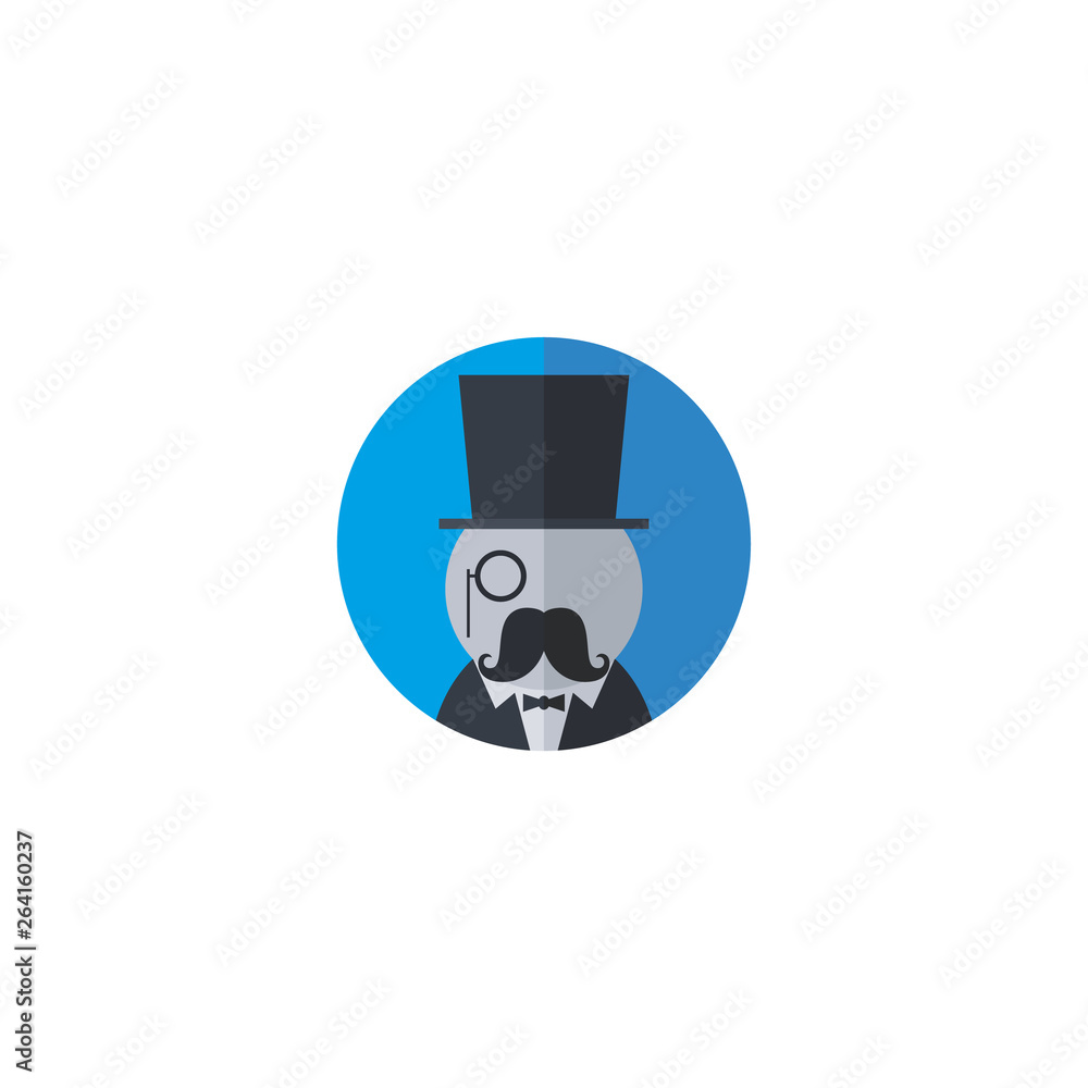 retro gentleman avatar portrait profile picture icon retro gentleman avatar portrait profile picture icon