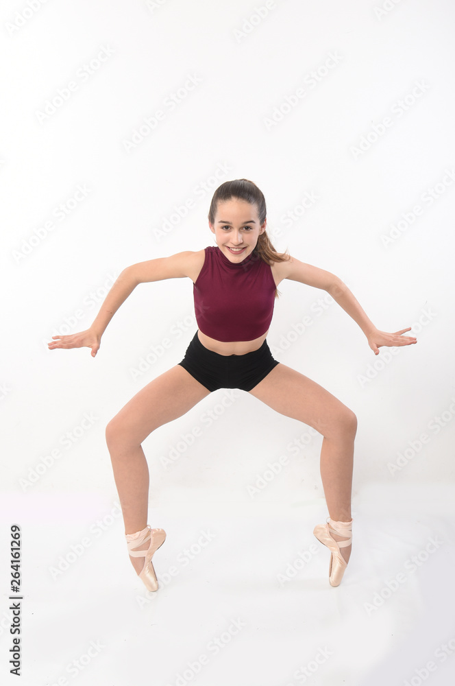 breakdanseur on a white background