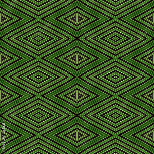 seamless diamond pattern with green  light green  olive green colors. repeating arabesque background for textile fashion  digital printing  postcards or wallpaper design.