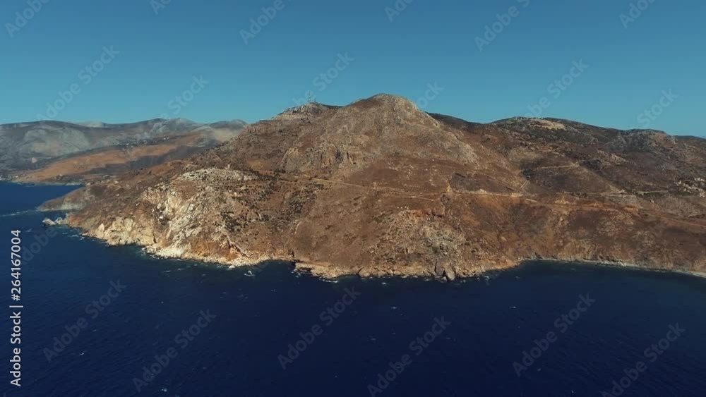 Aerial shots of a seaside in Greece. Aerial shots of a seaside in Greece.