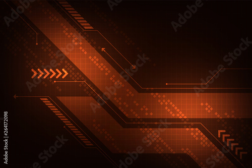 Vector background in the concept of technology.