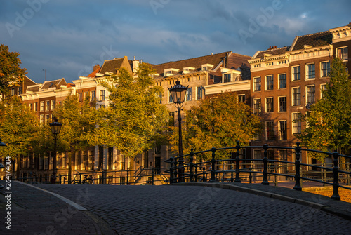 street in the old town of Amsterdam