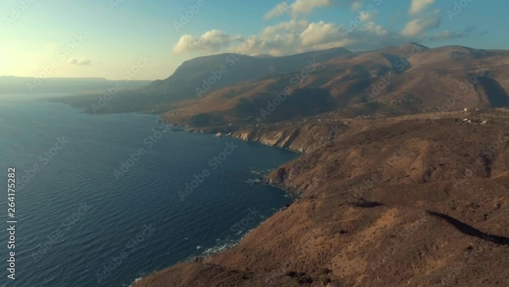 Aerial shots of a seaside in Greece. Aerial shots of a seaside in Greece.