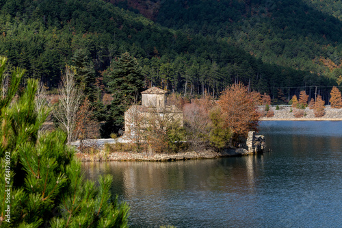 Church Saint Fanourios on the Lake Doxa (Greece, region Corinthia, Peloponnese) photo