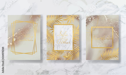  background texture luxury liquid marble and gold. for business cards, flyers, flyer, banner, website, paper printing. trend vector