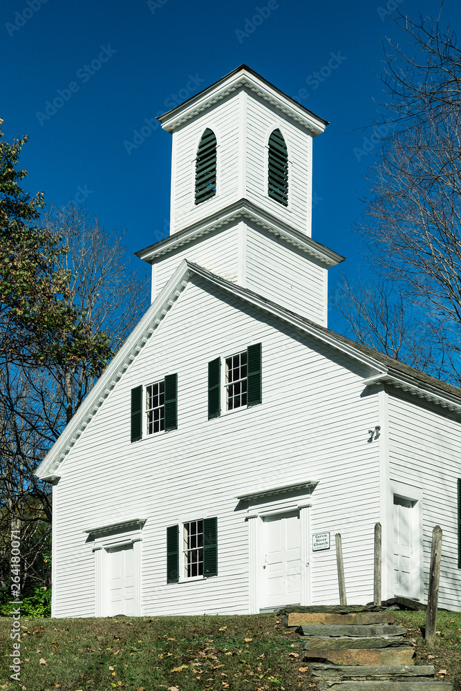 Green River Church, 1838, Guilford, Vermont, USA.