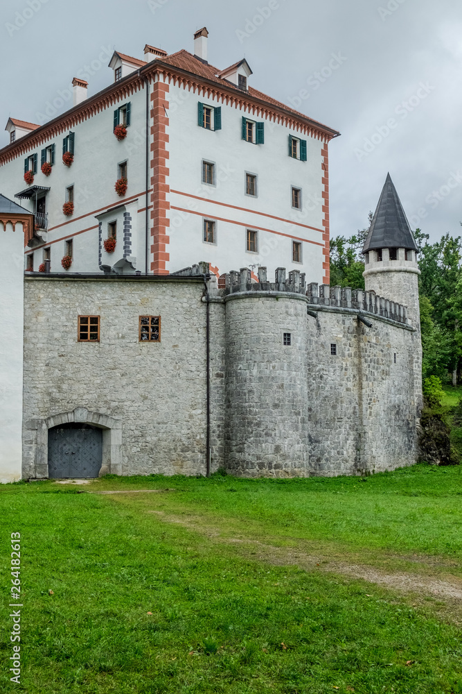 Grad Snežnik castle,  Lož Valley, Loška Dolina, Slovenia