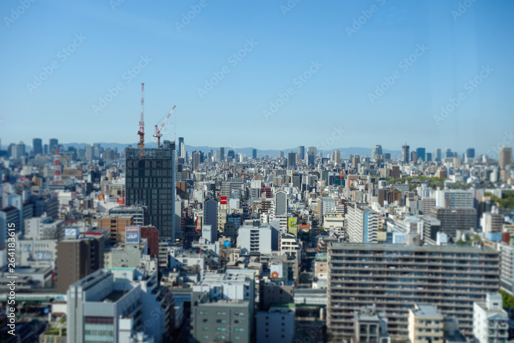 Fototapeta premium 大阪 都市景観