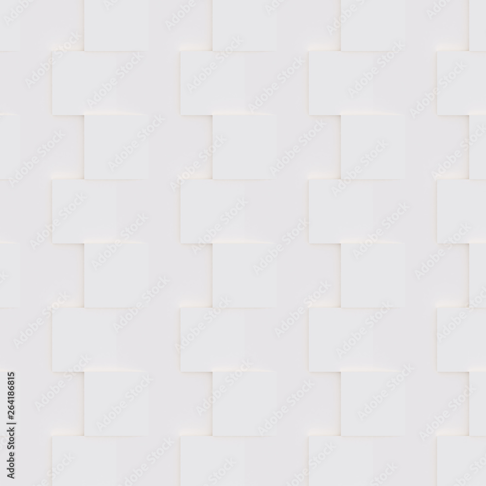 3D pattern made of white and beige geometric shapes, creative background or wallpaper surface made of light and shadow. Futuristic seamless decorative abstract texture design, simple graphic elements 3D pattern made of white and beige geometric shapes, creative background or wallpaper surface made of light and shadow. Futuristic seamless decorative abstract texture design, simple graphic elements