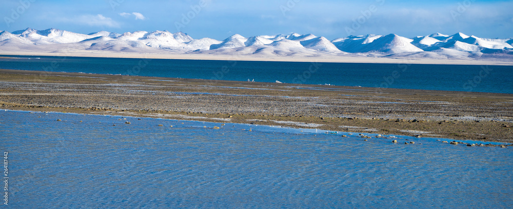 Sunset in the Tanggula Mountains, Tibet, China Sunset in the Tanggula Mountains, Tibet, China