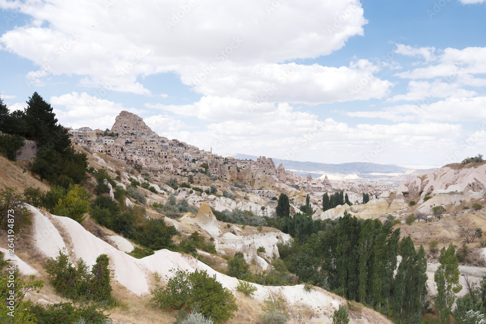 Obraz premium Ancient Fortress Uchisar In Valley Of Pigeons