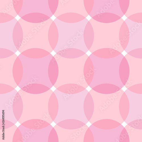 Pink abstract round pattern