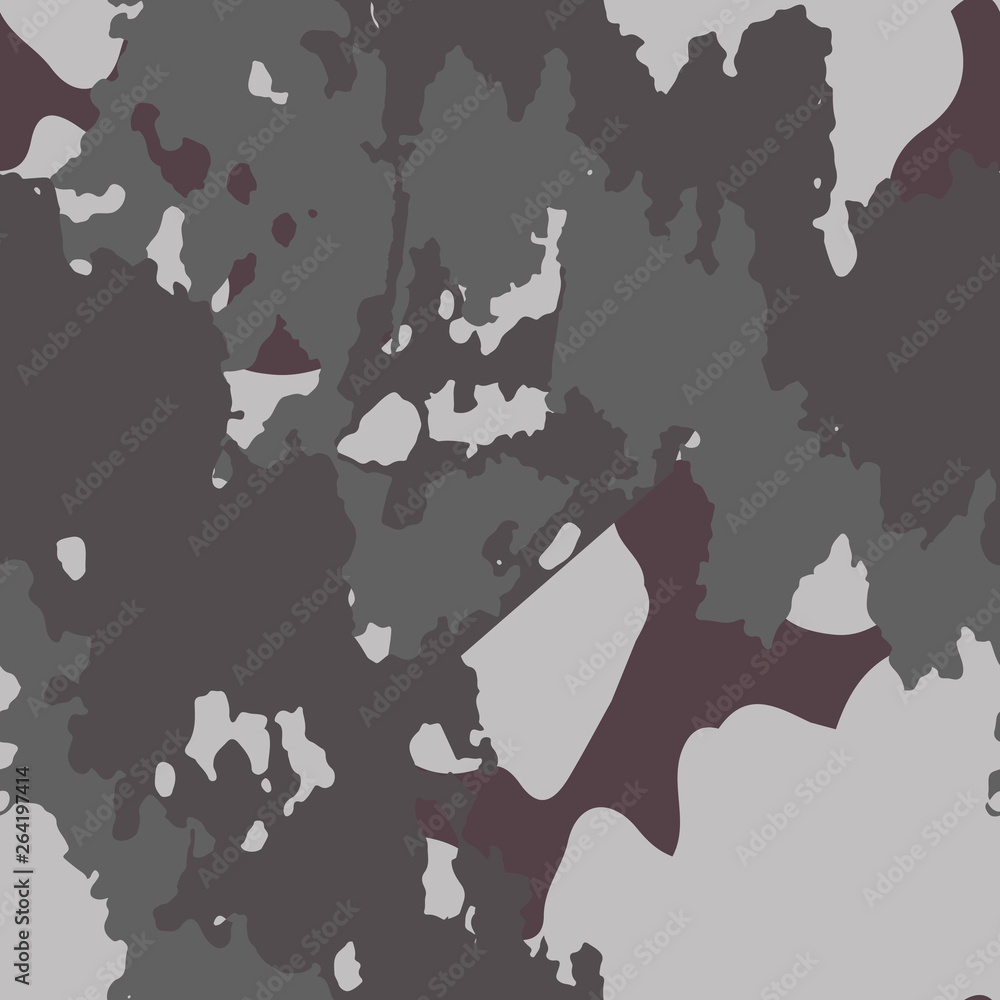 Urban camouflage of various shades of grey and purple colors Urban camouflage of various shades of grey and purple colors