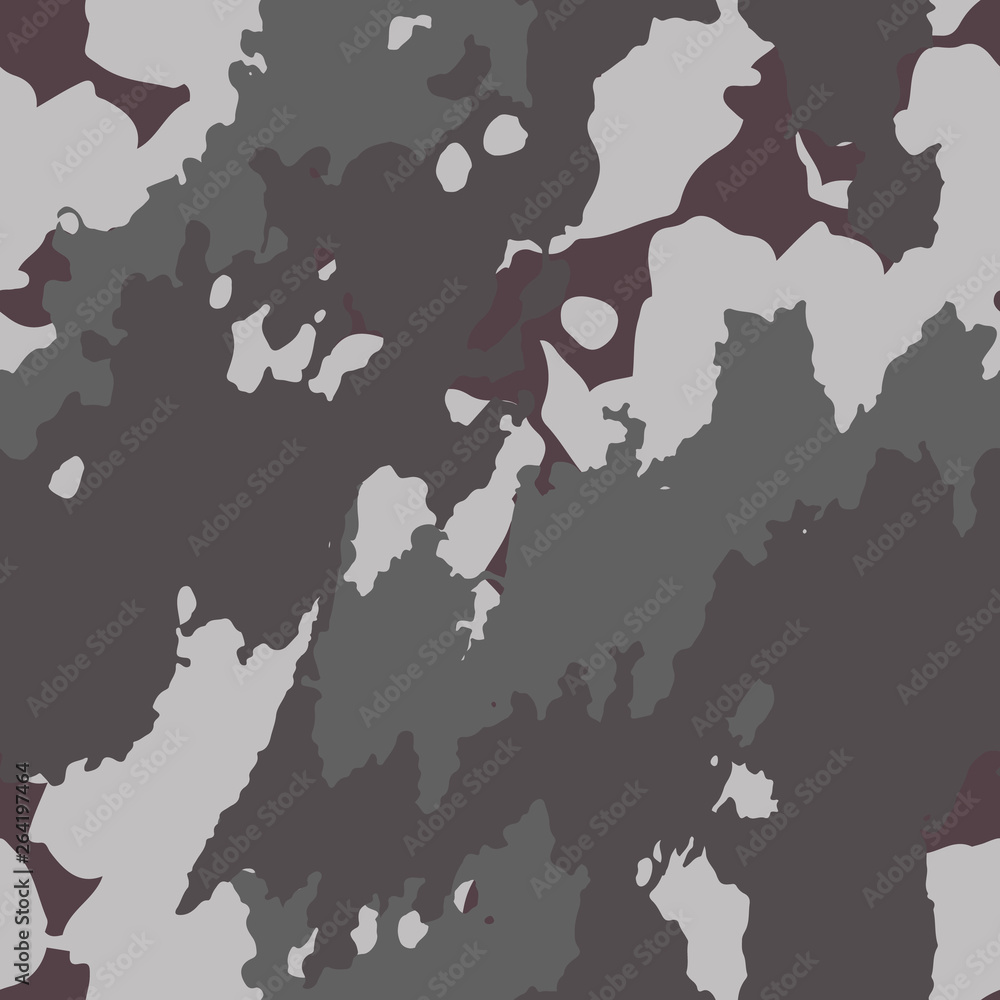 Urban camouflage of various shades of grey and purple colors Urban camouflage of various shades of grey and purple colors