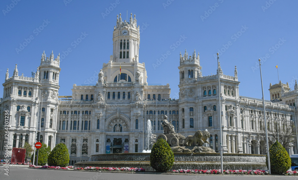The Cibeles fountain The Cibeles fountain