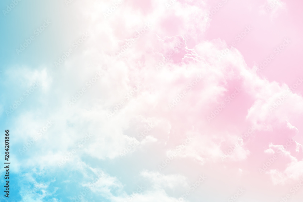 Fototapeta premium cloud background with a pastel colour