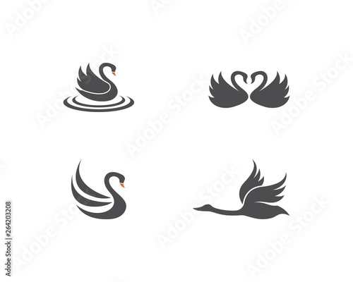 Swan logo Template