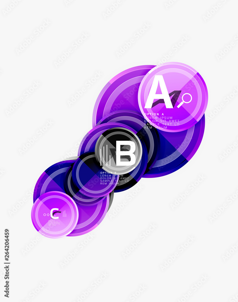 Circle geometric abstract background template for web banner, business presentation, branding, wallpaper Circle geometric abstract background template for web banner, business presentation, branding, wallpaper