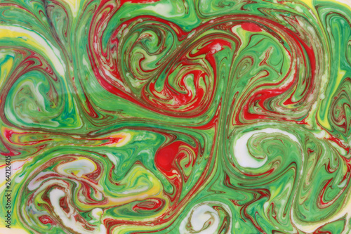 Green red marble texture background