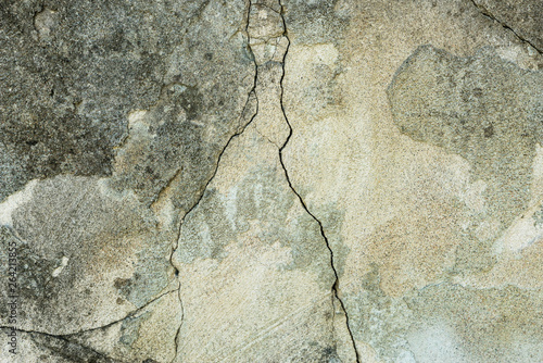 Cracked concrete texture. Close up background. Abstract art.