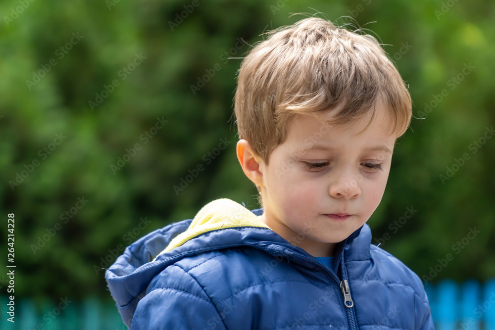Small child portrait looking at the camera Small child portrait looking at the camera
