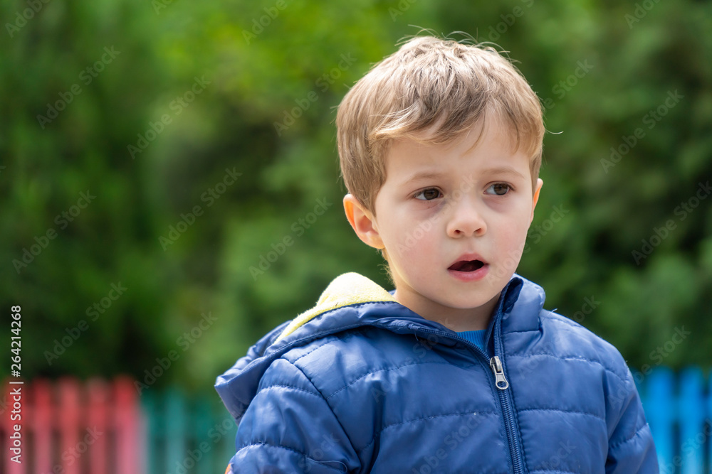 Small child portrait looking at the camera Small child portrait looking at the camera