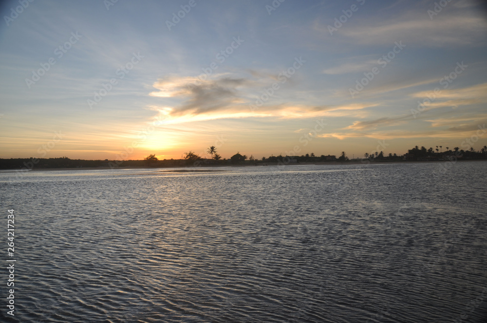 Obraz premium Genipabu, Por do sol, 