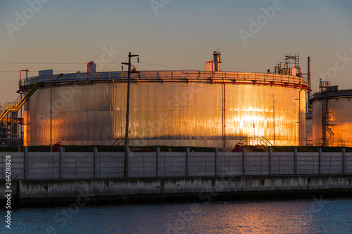 The industrial area of Porto Marghera in Italy photo