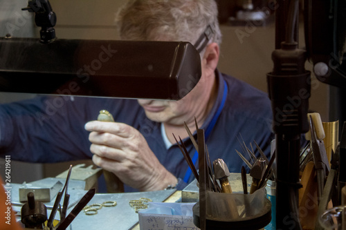Obraz na płótnie Diamant Museum Amsterdam, Netherlands w salonie