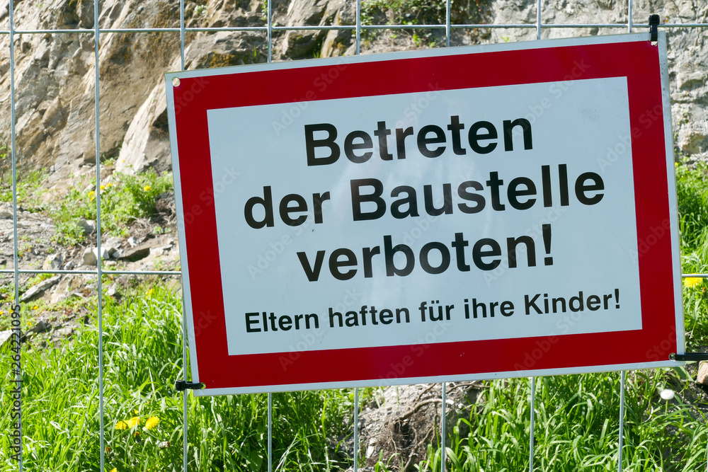 Betreten Verboten