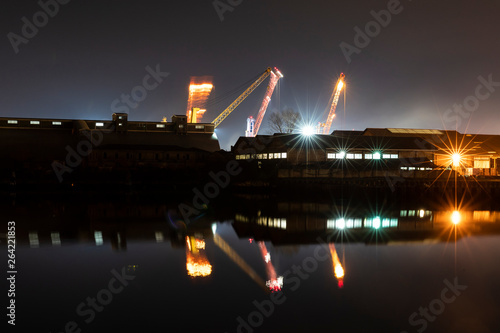 The industrial area of Porto Marghera in Italy photo