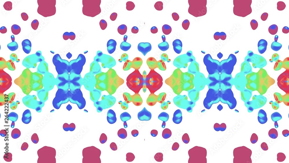 ornamental kaleidoscope colorful shape pattern illustration background New holiday universal joyful music stock image