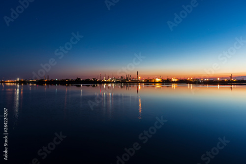 The industrial area of Porto Marghera in Italy