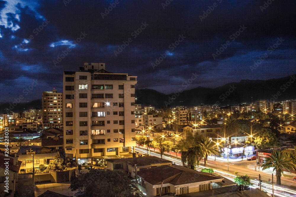 Fototapeta premium Vista da av America Cochabamba BO