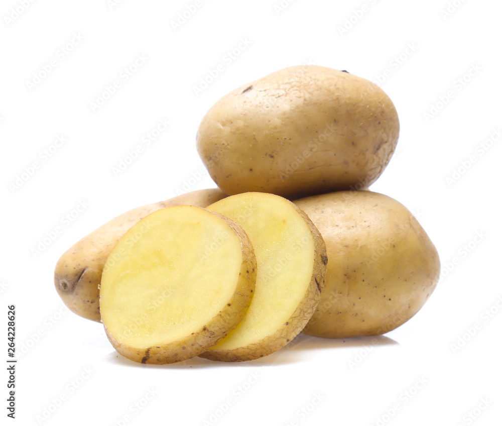 potato isolated on white background