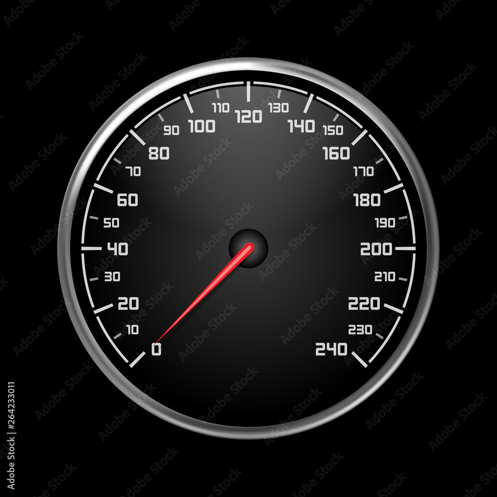 Car speedometer or auto odograph, tachometer Car speedometer or auto odograph, tachometer