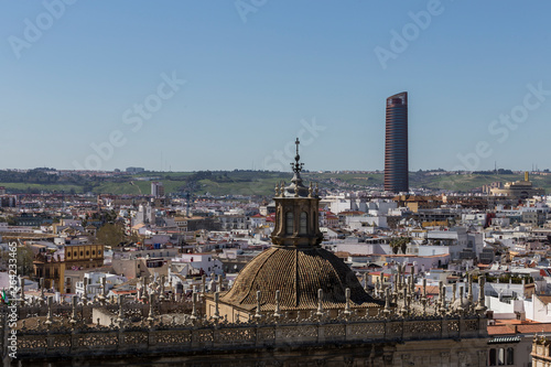 Obraz na płótnie View of Seville City w salonie