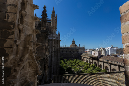 Obraz na płótnie View of Seville City w salonie