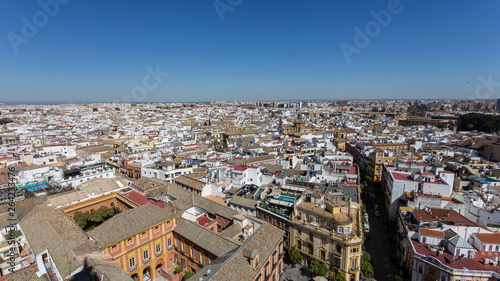 Obraz na płótnie View of Seville City w salonie