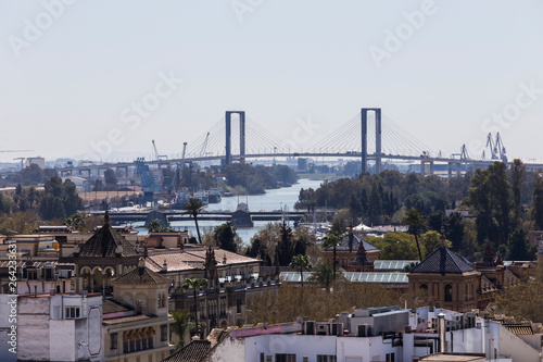 Obraz na płótnie View of Seville City w salonie