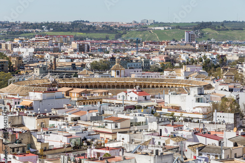 Obraz na płótnie View of Seville City w salonie