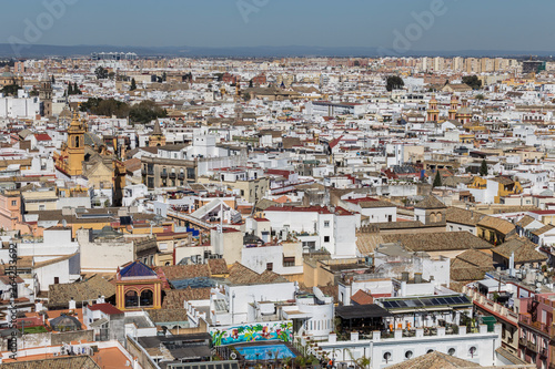 Obraz na płótnie View of Seville City w salonie