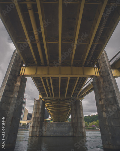 Under a Bridge in Pittsburgh