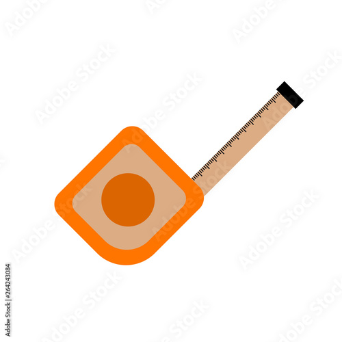 measuring tape tool icon image