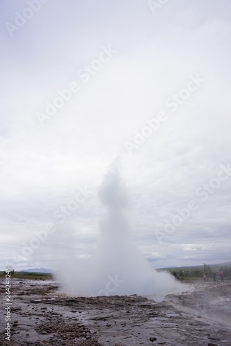 Strokkur geyser on iceland