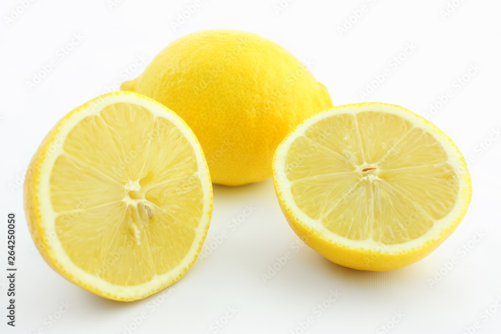 lemons on white background lemons on white background